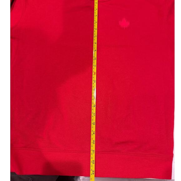 Lululemon Team Canada Perfectly Oversized Crew in Red Size 2 - Picture 10 of 11